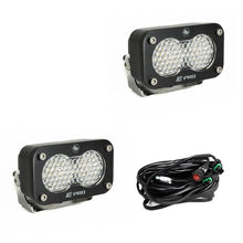 Load image into Gallery viewer, S2 Pro Black LED Auxiliary Light Pod Pair - Universal