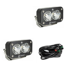 Load image into Gallery viewer, S2 Sport Black LED Auxiliary Light Pod Pair - Universal