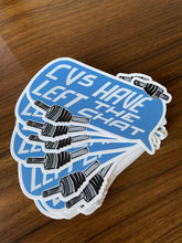 Load image into Gallery viewer, CVs have left the chat sticker