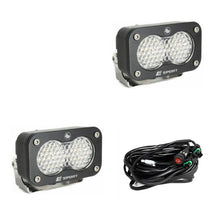 Load image into Gallery viewer, S2 Sport Black LED Auxiliary Light Pod Pair - Universal
