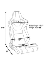 Load image into Gallery viewer, 3rd Gen 4Runner Seating Upgrade with mounting bracket. 96-02 4runner mods. Corbeau 3rd gen 4runner seat upgrade RRS Dimensions
