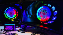 Load image into Gallery viewer, RGB Neopixel Colorchanging Halos and Turbine Shrouds
